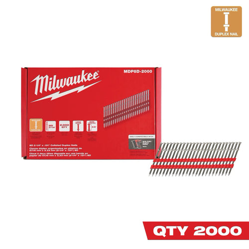 Milwaukee® Collated Duplex Nails