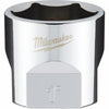 Milwaukee 3/8 In. Drive 1 In. 6-Point Shallow Standard Socket with FOUR FLAT Sides
