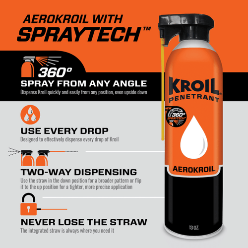 Kroil Original Penetrant (AEROKROIL WITH SPRAYTECH™)