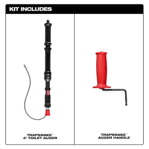 Milwaukee TrapSnake™ 4' Urinal Auger