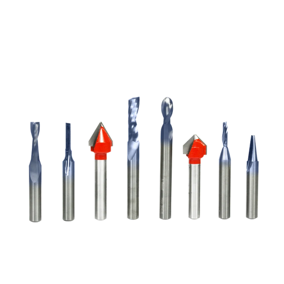 Freud 8 Piece CNC Router Bit General Purpose Set