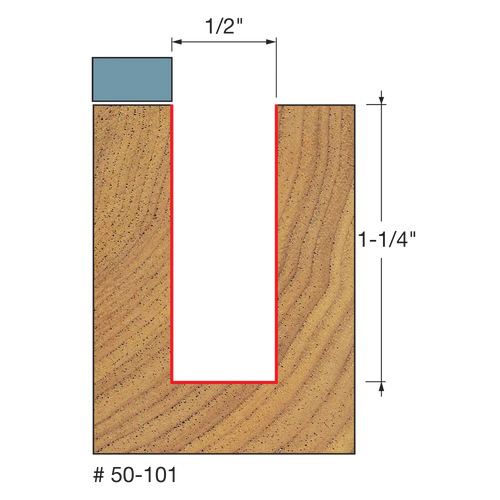 Freud Top Bearing Flush Trim Bit