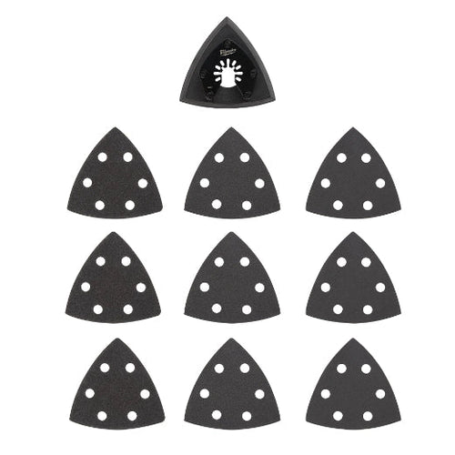 Milwaukee® OPEN-LOK™ 3-1/2 Sanding Pad & Paper Var Set