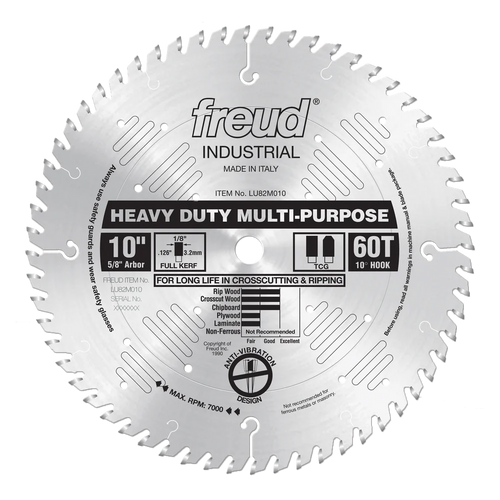 Freud Heavy Duty Multi-Purpose Blade 10