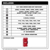 Milwaukee 44pc. 1/4” Hex Drive Mini Flex Head Ratchet & Bit Set