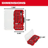 Milwaukee 44pc. 1/4” Hex Drive Mini Flex Head Ratchet & Bit Set