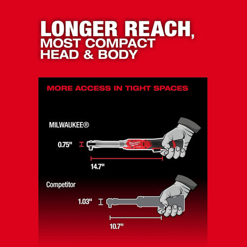 Milwaukee M12 FUEL™ 3/8 Extended Reach Ratchet 3059-20