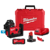 Milwaukee 3642-21 M12™ Green 360° 3-Plane Laser w/Automatic Alignment & Receiver