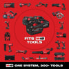 Milwaukee M18™ & M12™ Four Bay Simultaneous Super Charger w/ PACKOUT™ Compatibility