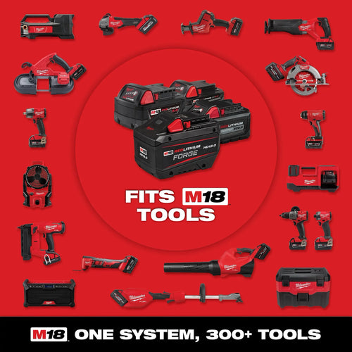 Milwaukee M18™ & M12™ Four Bay Simultaneous Super Charger w/ PACKOUT™ Compatibility