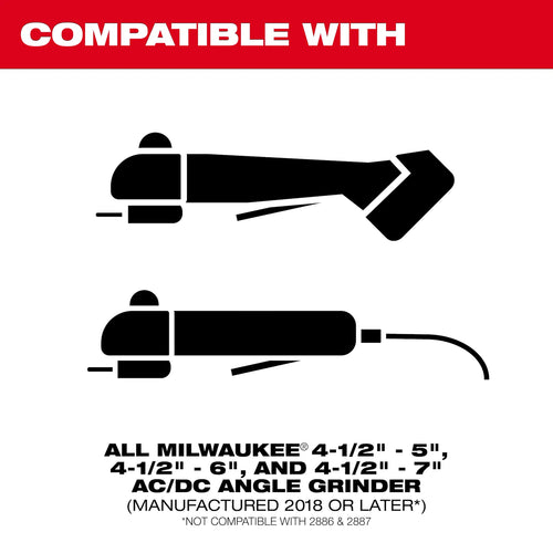 Milwaukee 4-1/2 -5 Surface Grinding Dust Shroud